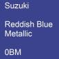 Preview: Suzuki, Reddish Blue Metallic, 0BM.